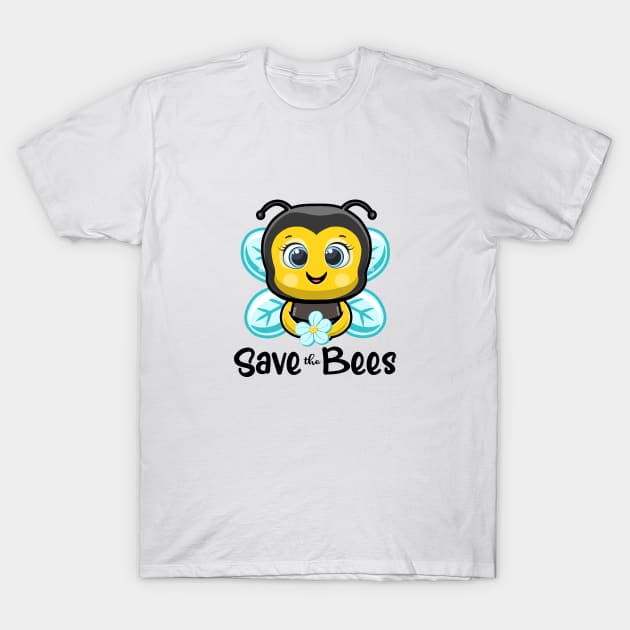 Save the Bees T-Shirt by Qprinty